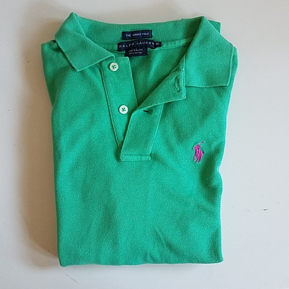 Long-sleeve Ralph Lauren polo shirt